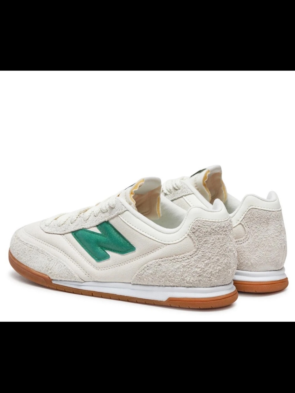 New Balance RC42 White Green Suede Sneakers Women’s Size 6.5 EU 39.5 - Picture 5 of 11